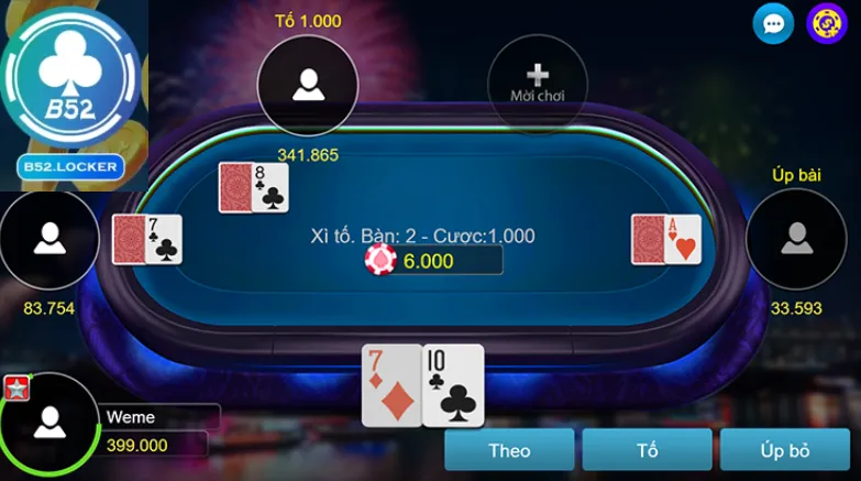 Giới thiệu xì tố B52 club